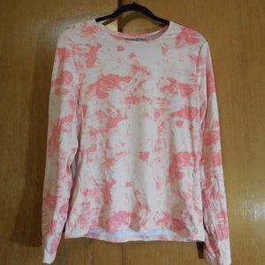 Hang Ten Algae Sun Shirt, Pink Tie dye, women's large